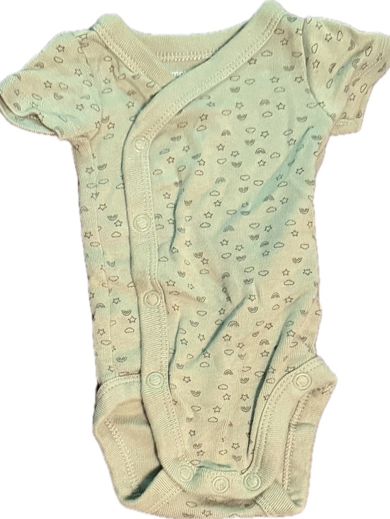 Carter's Other - Carter's Mint Green Short-Sleeve Snap One-Piece Bodysuit
